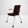 Chaise Visiteur Kinnarps – Avec Roulettes et Accoudoirs
