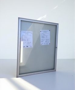 Vitrine murale pour affiches 100x80 cm – 9 documents A4