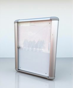 Vitrine d'affichage mural avec clé aimanté 66x55cm