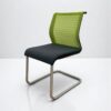 Chaise Visiteur Steelcase Think – Piètement Luge – Vert