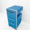 Meuble caisson de rangement Bisley mobile bleu