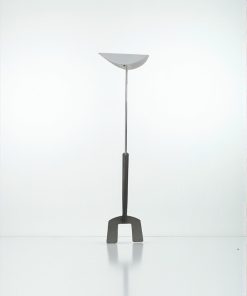 Lampadaire de bureau gris double branche
