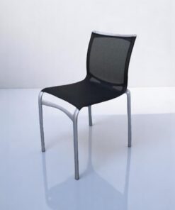 Chaise visiteur empilable Bigframe / Assise tissu - Alias