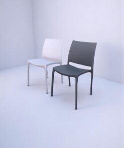 Ensemble 2 chaises design PVC