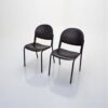 Chaise visiteur simili-cuir empilable – PROMO