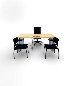 Bureau droit 180x85cm avec module Prise & RG45