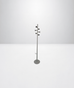 Porte manteau 6 patères blanc avec support porte parapluie