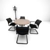 Bureau droit Steelcase modulable 180X80cm avec retour