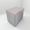 Caisson 2 Tiroirs gris rangement dossiers suspendu avec clé