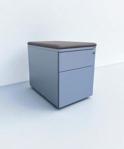 Caisson à roulette métallique avec top en tissus