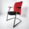 Chaise visiteur Joyten inox bi-color