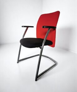 Chaise visiteur Joyten inox bi-color