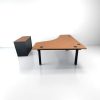 Ensemble bureau angle 160x160cm avec armoire basse promo