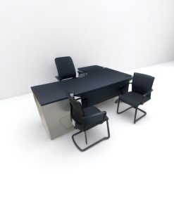 Bureau d'Angle Steelcase – Finition Cuir
