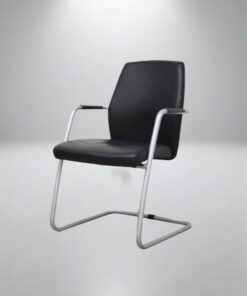 Chaise visiteur passe partout Sitland design italien cuir