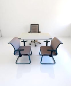 Bureau blanc 140x80cm