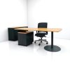 Bureau de direction bois brut 180cm