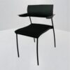 Lot 2 chaises visiteur kinnarps noir en tissus promo