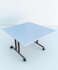 Table de réunion pliante sur roue Fina Fole by Brunner 120x120cm