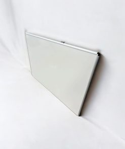 Tableau blanc chromé fixation mural magnétique 60x90cm