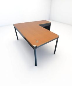 Pack promo bureau droit 160cm avec armoire Dynamobel