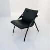 Fauteuil en cuir noir accueilFauteuil en cuir noir accueil