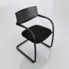 Chaise luge vitra avec accoudoir 