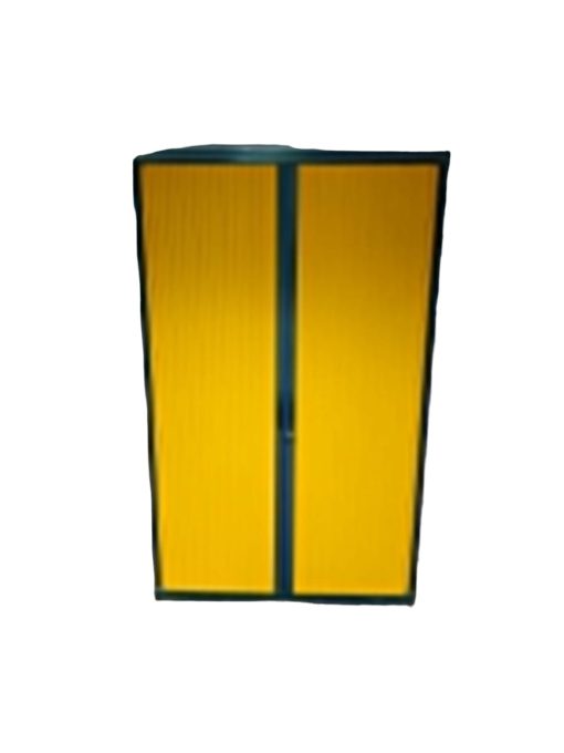 Armoire haute Steelcase 120x200cm bi-color gris marron – Image 2