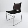 Chaise visiteur Haworth slim design By G.B black