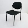 Chaise Visiteur Accueil 4 Pieds Noir
