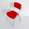 Chaise visiteur accueil rouge – PROMO