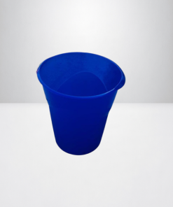 Corbeille à papier pour bureau bleu