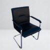 Fauteuil visiteur simili cuir Ronéo
