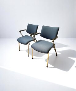 Lot 2 Chaise visiteur Klöber tissu
