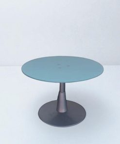 Table ronde en verre 120cm Haworth