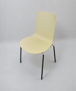 Lot deux chaises Enea Lotus visiteur empilable