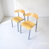 Lot chaise visiteur kinnarps en bois