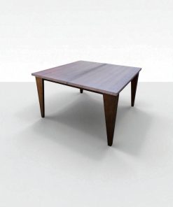 Table de réunion en bois 130x130cm