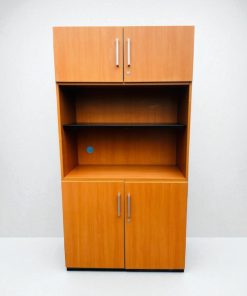 Armoire en bois de rangement porte battante steelcase 100x200cm