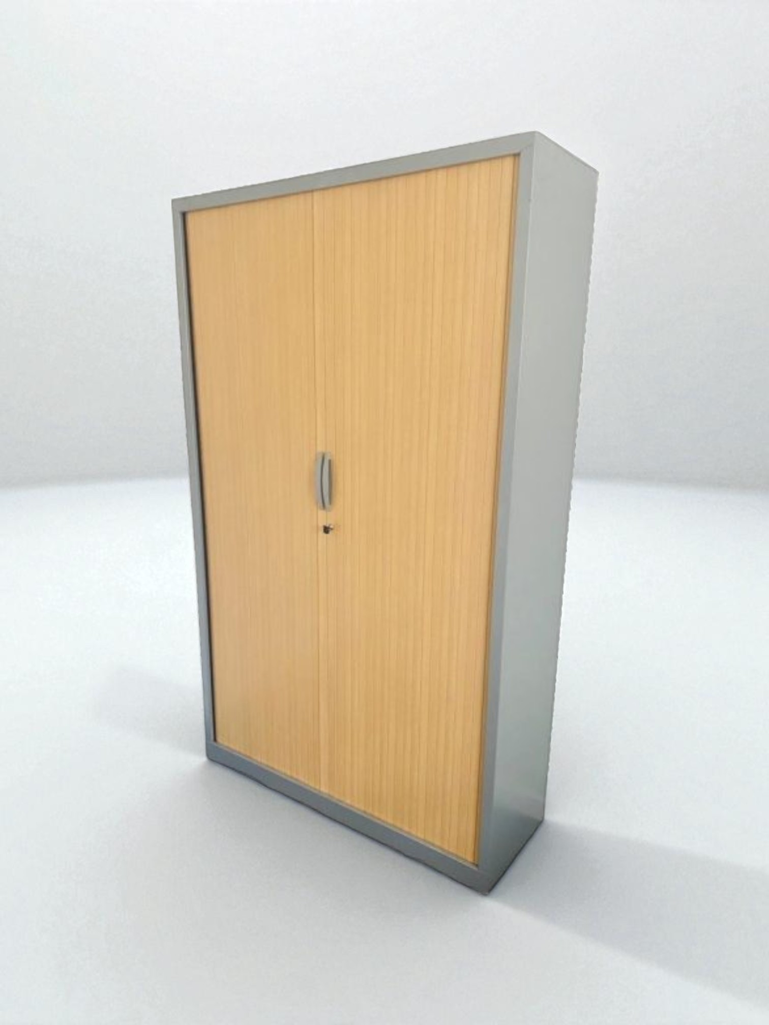 Armoire haute 120x200cm Marcadet bi-color clé