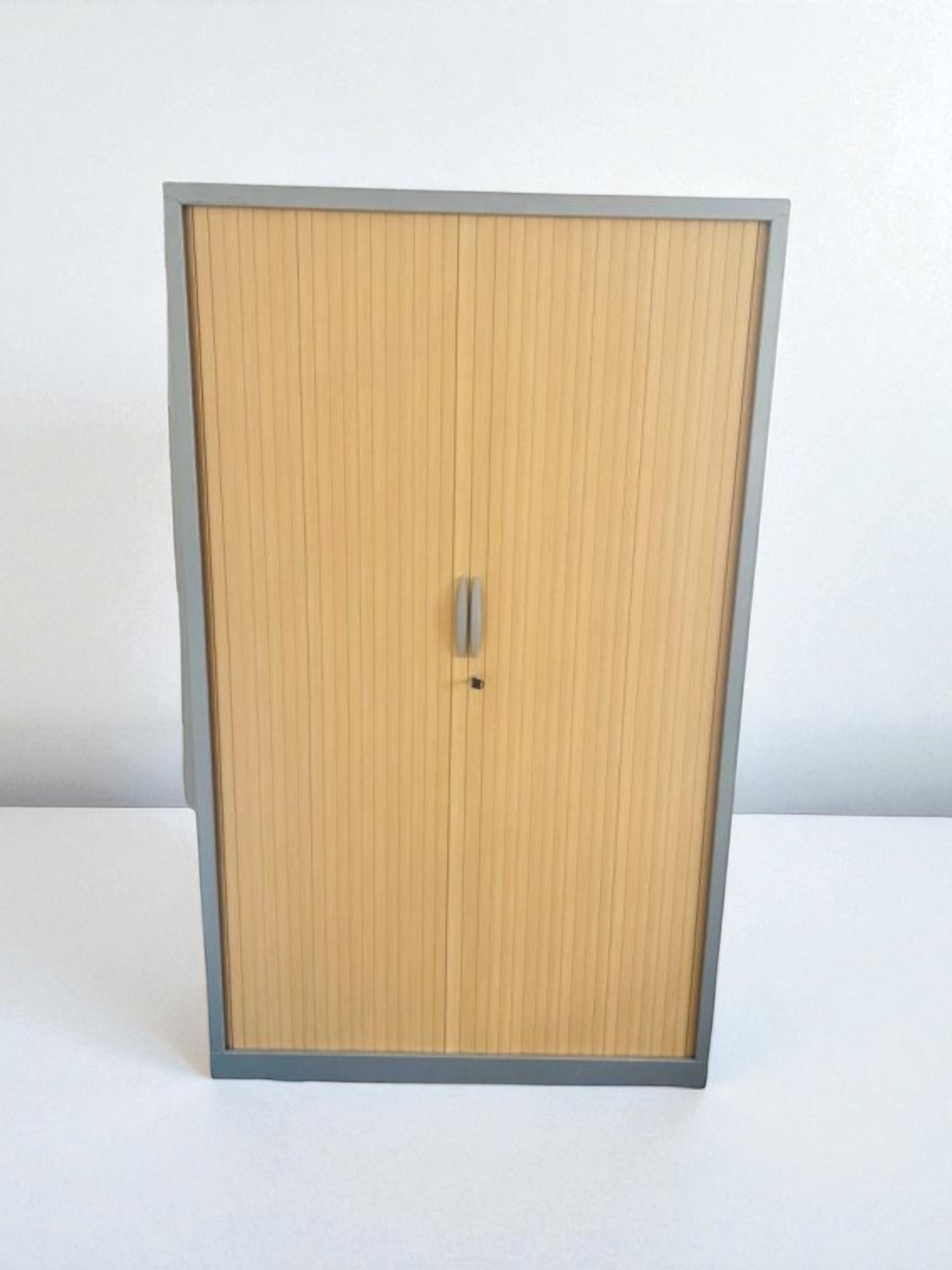 Armoire haute 120x200cm Marcadet bi-color clé – Image 2