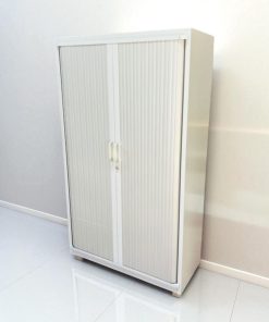 Armoire haute 170x100cm Steelcase Monobloc à rideaux
