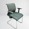 Chaise visiteur steelcase thinks luge noir