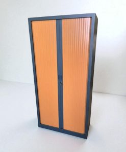 Armoire haute Steelcase 100x200cm noir marron