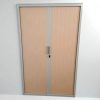 Armoire haute Steelcase beige gris 120x200cm clé.