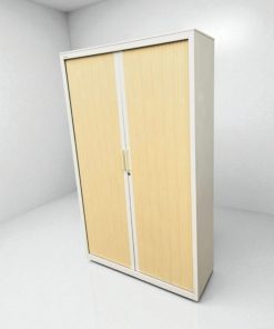 Armoire haute Steelcase bi-color 120x200cm