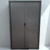 Armoire haute porte coulissante grise Ronis 120x200cm