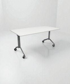 Table pliante kinnarps 140x70cm blanche