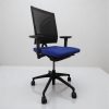 Chaise à roulette SEDUS OPEN MIND bleu soutien lombaire