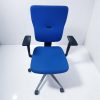 Chaise à roulette Steelcase lets’b 2 bleu